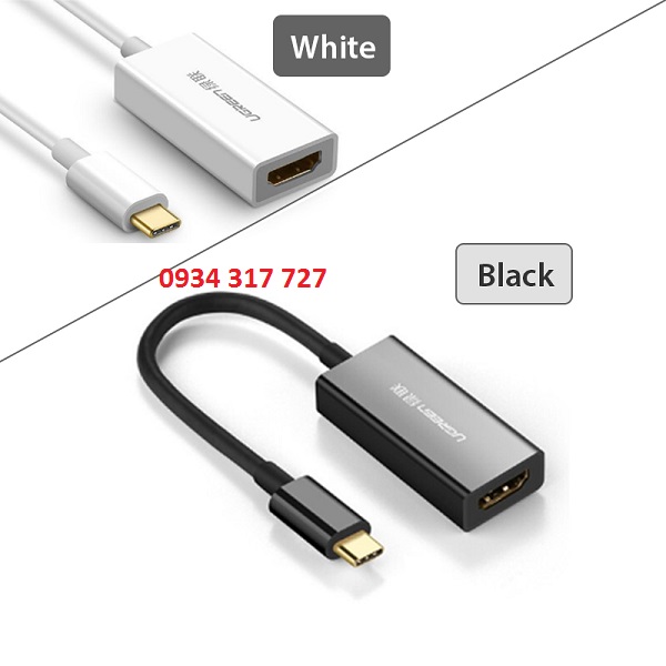Cáp chuyển đổi Type C ra HDMI Ugreen cao cấp